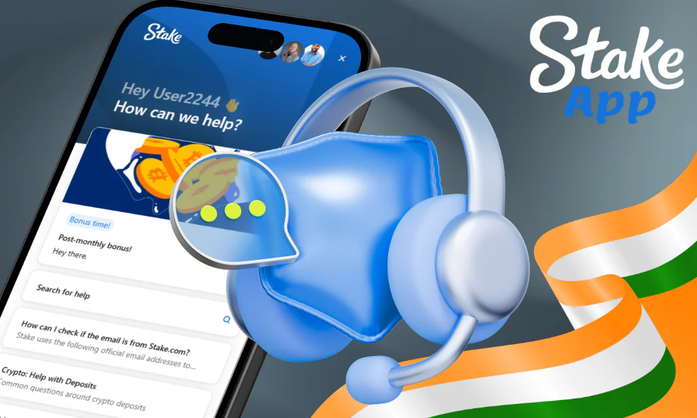 Technical support for users of the Stake app